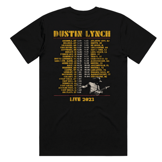 Live Tour Tee '23 - Black