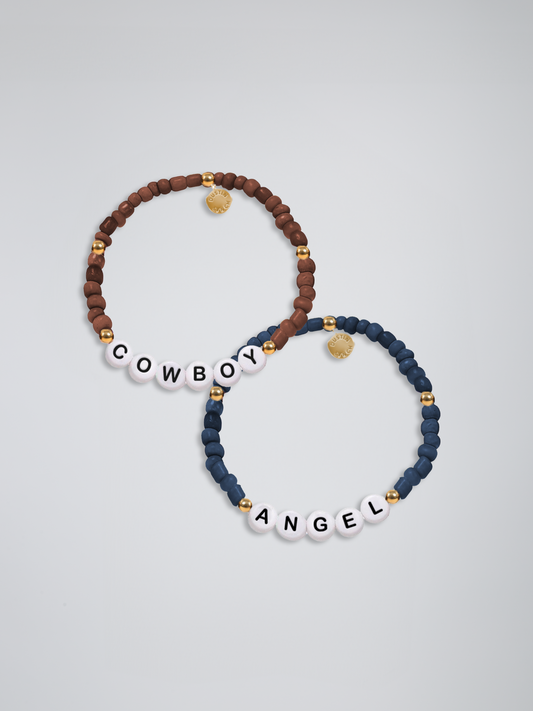 Cowboys & Angels Golden Charm Bracelets