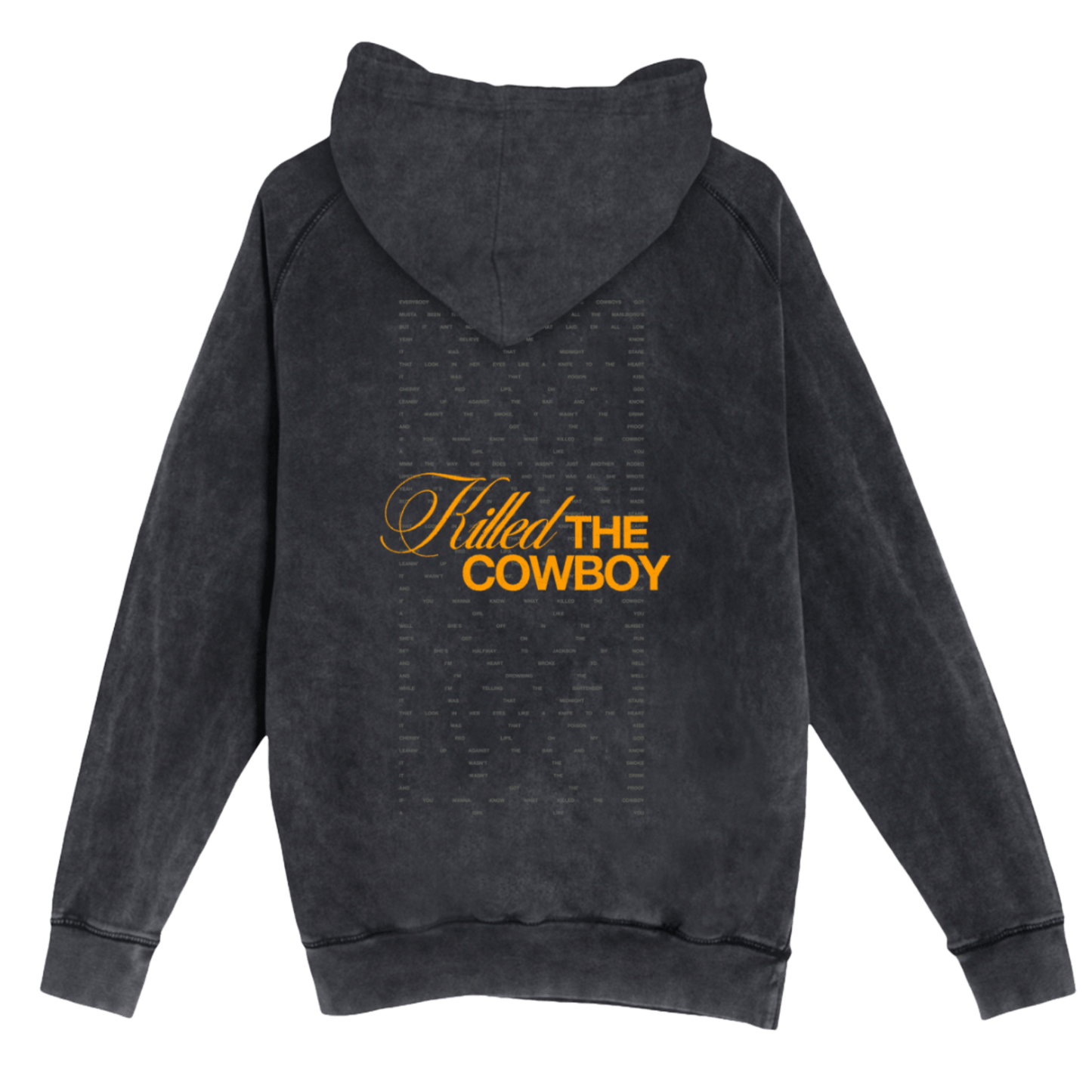Killed The Cowboy Grey Wash Hoodie