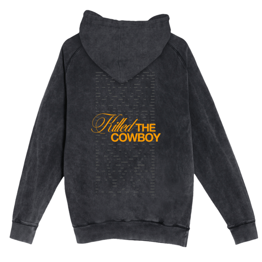 Killed The Cowboy Grey Wash Hoodie