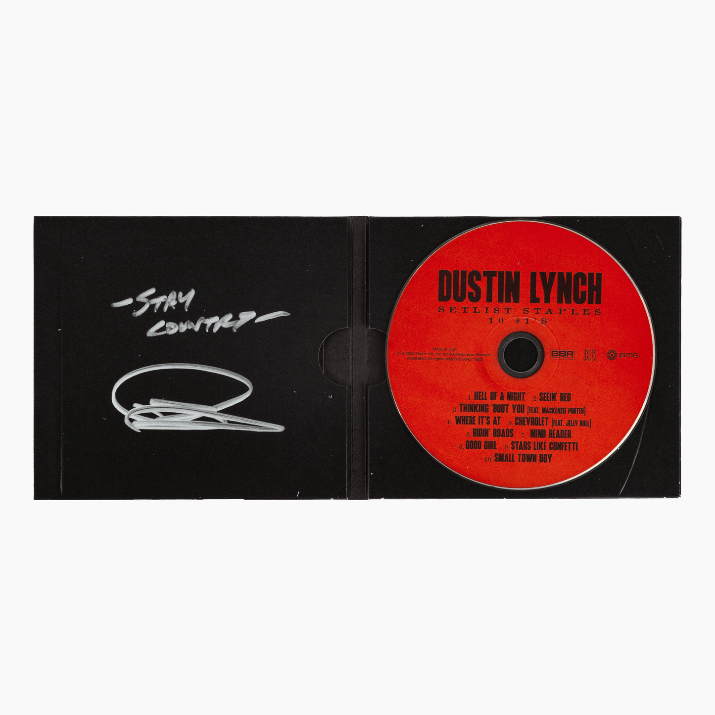 Setlist Staples – 10 #1’s CD (SIGNED)