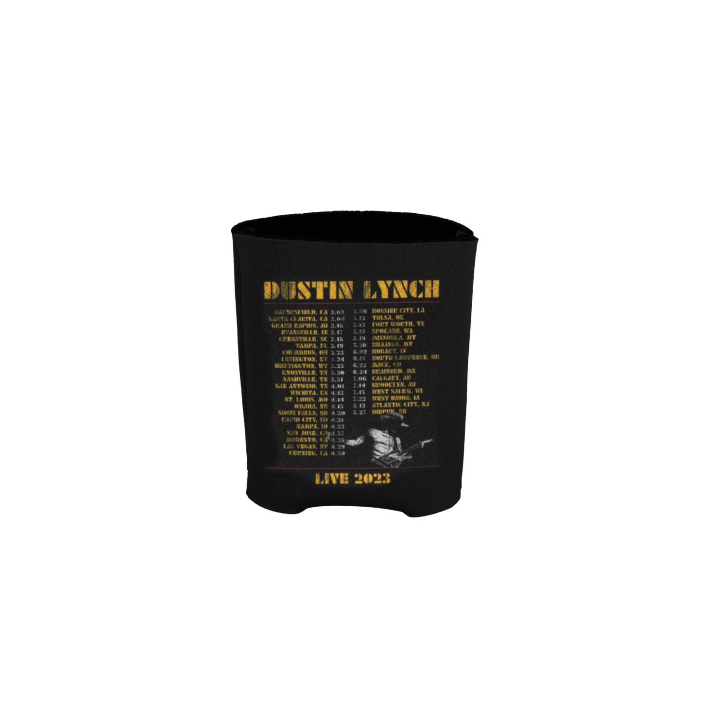 Black Tour 2023 Koozie