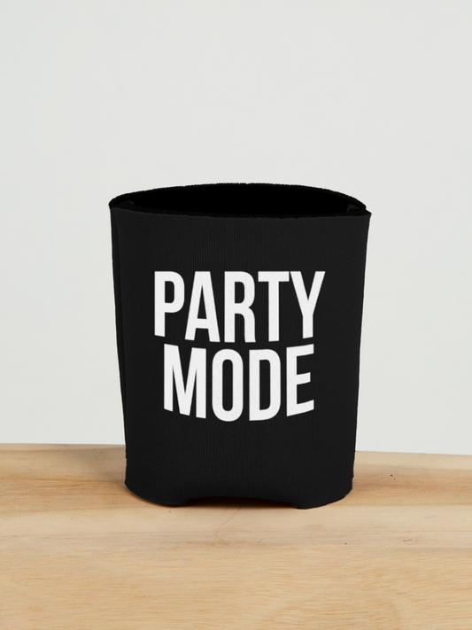 Black part mode drink koozie front Dustin Lynch